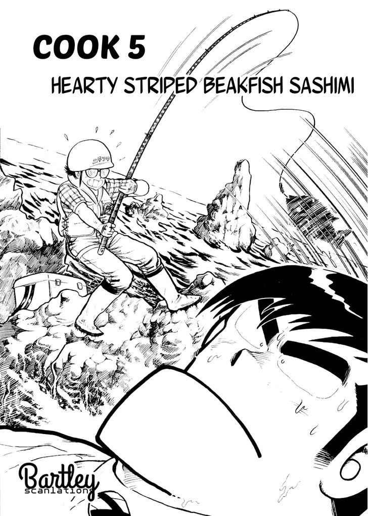 Cooking Papa - Vol.1 Chapter 5 : Hearty Striped Beakfish Sashimi