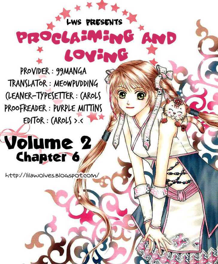 Proclaiming And Loving - Vol.2 Chapter 6 : Slowly Turning Into Love