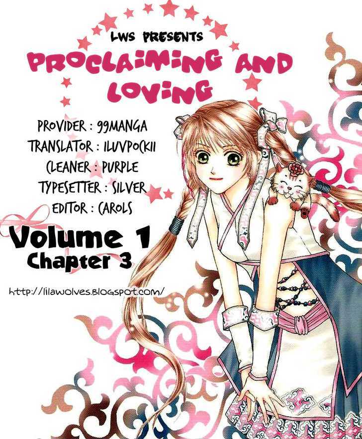 Proclaiming And Loving - Vol.1 Chapter 3 : Love And A Murderous Intent