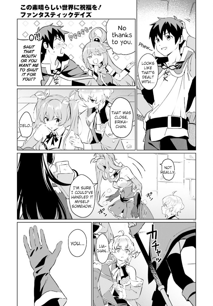 Kono Subarashii Sekai Ni Shukufuku O! Fantastic Days! - Chapter 4