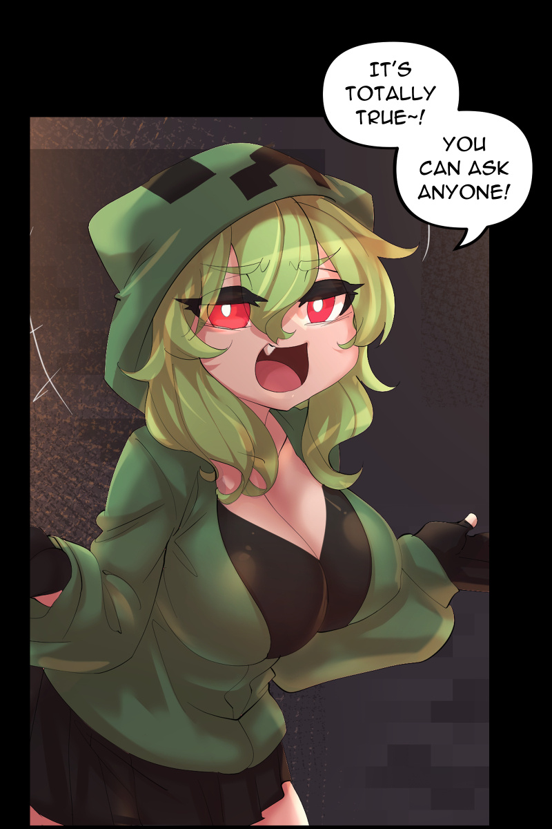 Mines & Monster Girls - Chapter 19: Creeper's Prank [Part 2]