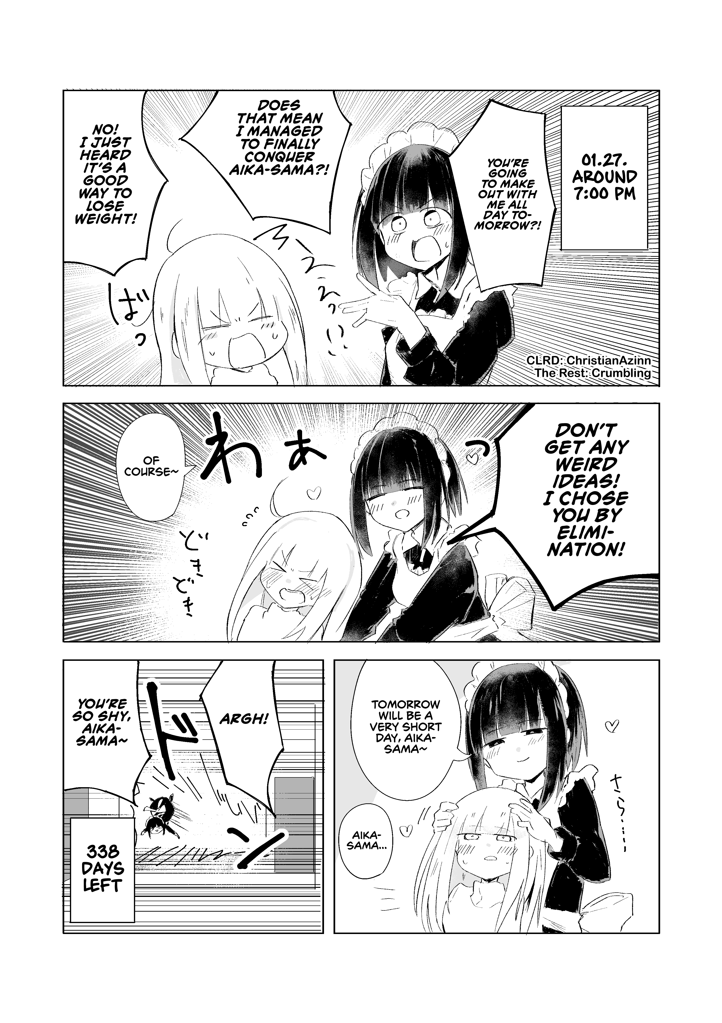 1-Nen Inai Ni Ojousama O Kouryaku Suru Maid No Ohanashi - Chapter 27: Day 27