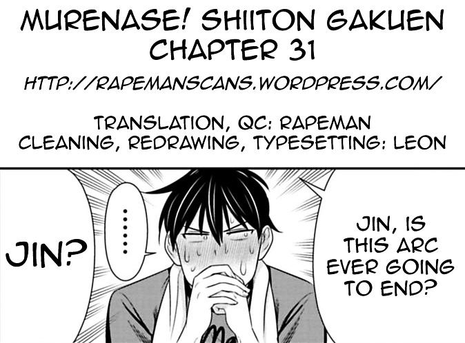 Murenase! Shiiton Gakuen - Chapter 31