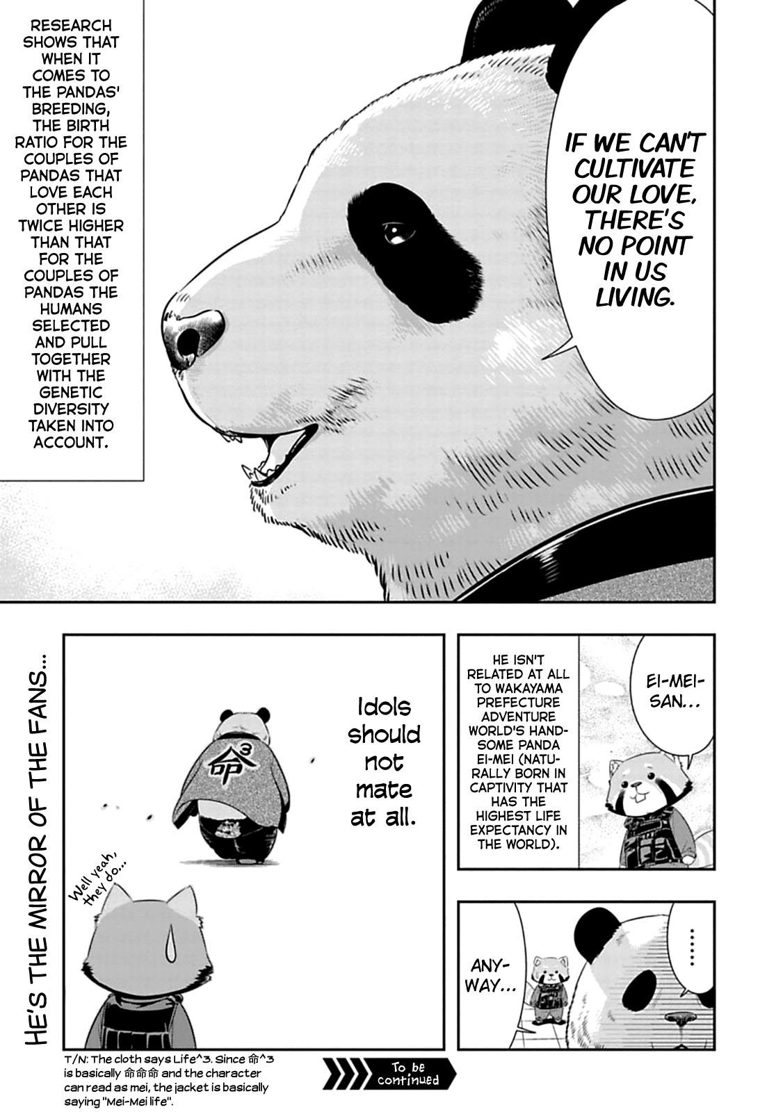 Murenase! Shiiton Gakuen - Chapter 59.5: Handsome Panda