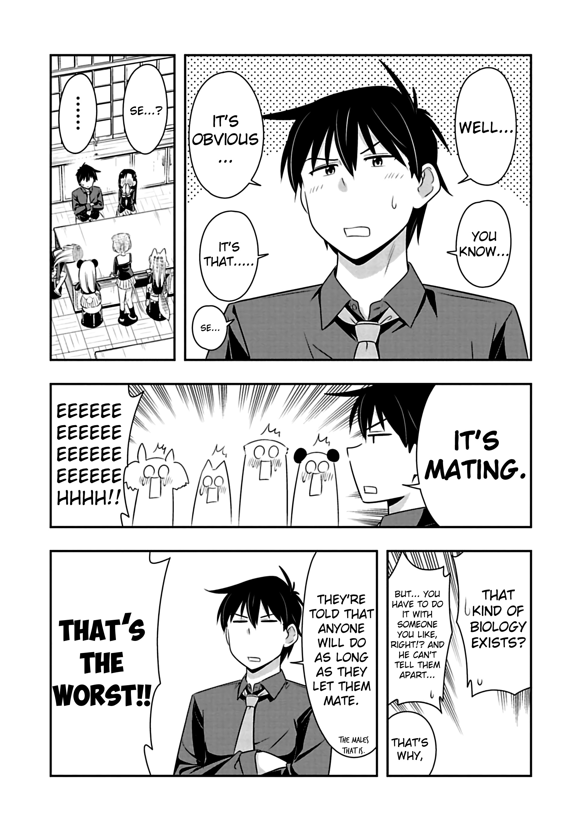 Murenase! Shiiton Gakuen - Chapter 74: Boy Mistakes Girl