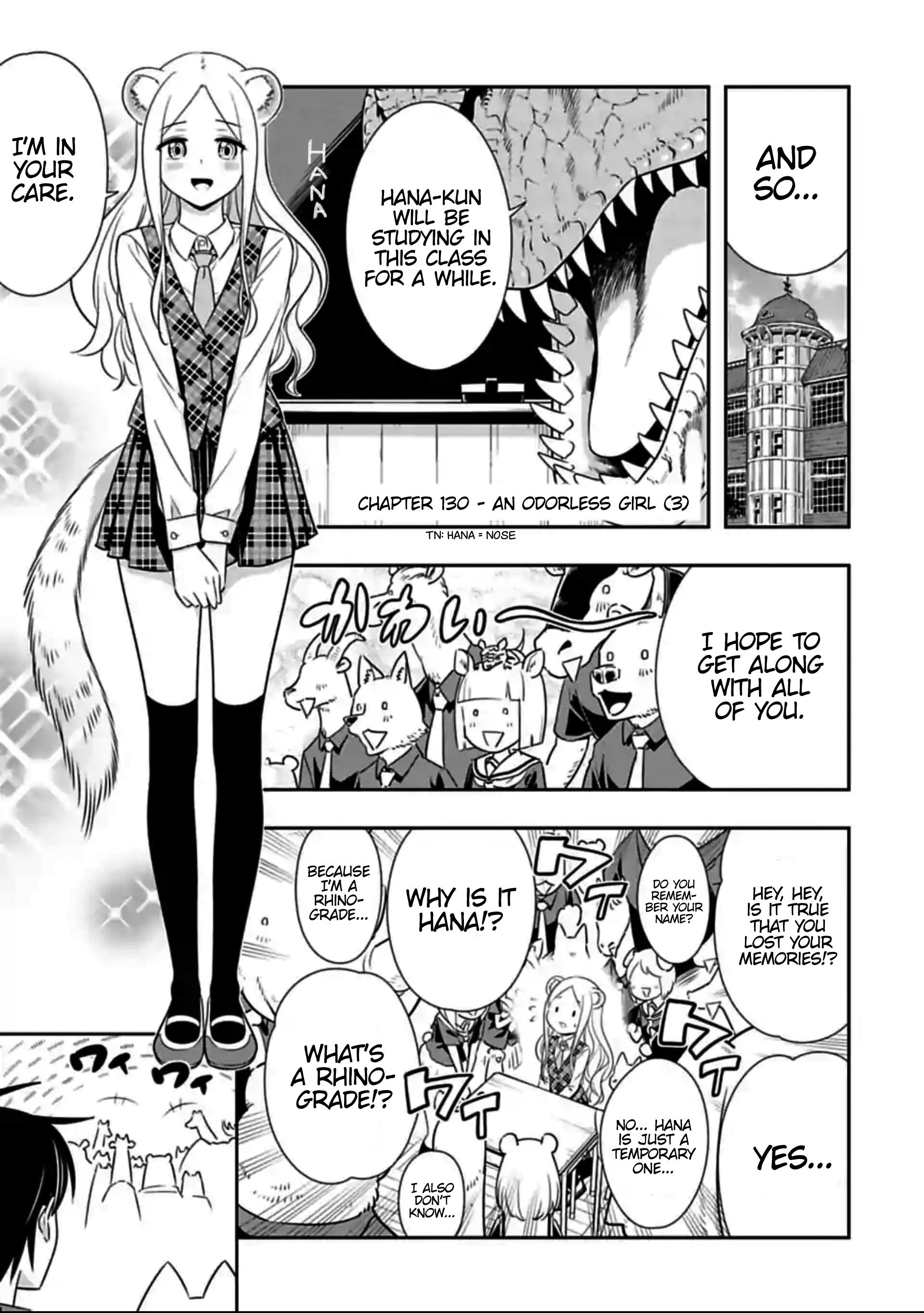 Murenase! Shiiton Gakuen - Chapter 130: The Odorless Girl (3)