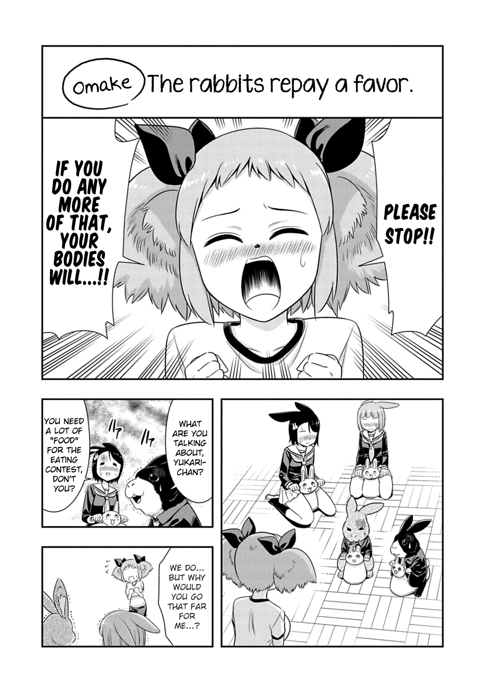 Murenase! Shiiton Gakuen - Chapter 49.5: The Rabbits Repay A Favor.