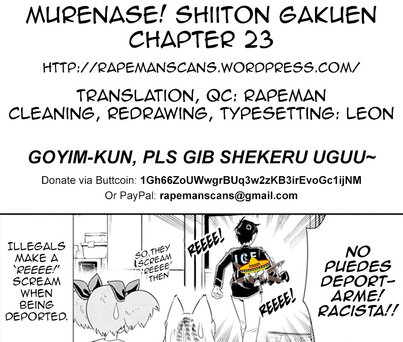 Murenase! Shiiton Gakuen - Chapter 23 : National Student Protection Priority One, Meimei