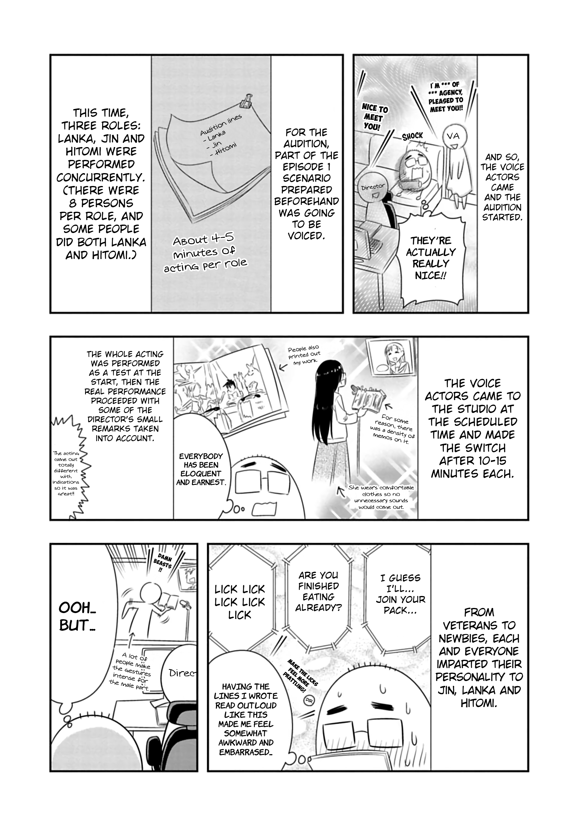 Murenase! Shiiton Gakuen - Chapter 93.5: Audition Omake