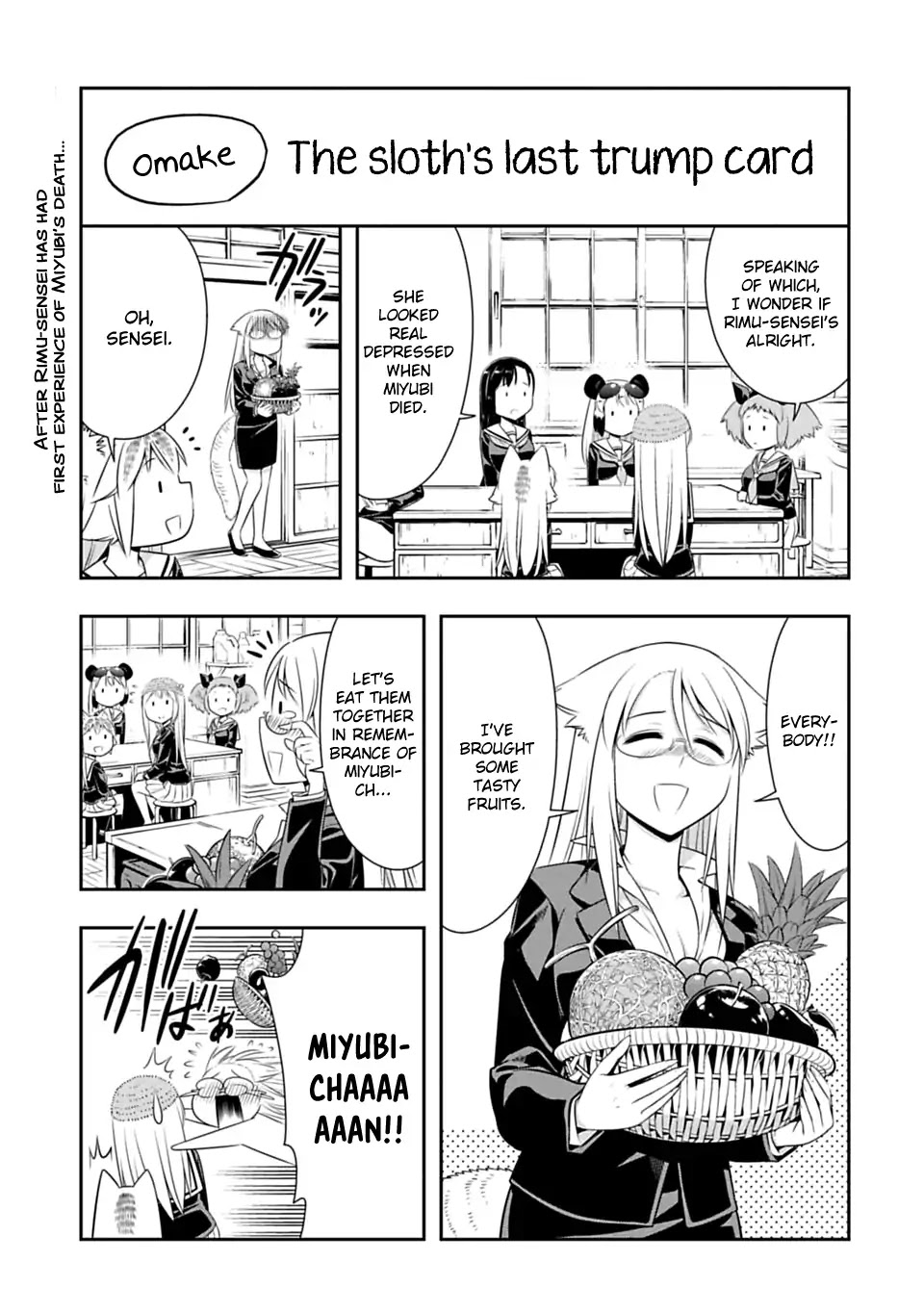 Murenase! Shiiton Gakuen - Chapter 43.5: The Sloth S Last Trump Card