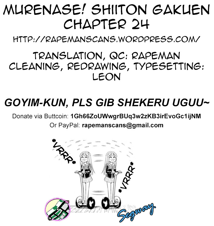 Murenase! Shiiton Gakuen - Chapter 24 : Handle Panda With Care