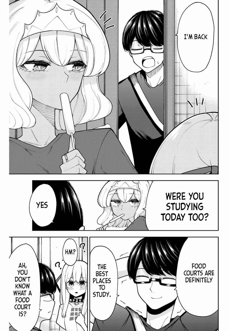 Kimi Janakya Dame Na Dorei Shoujo - Vol.3 Chapter 24: Studying At The Food Court