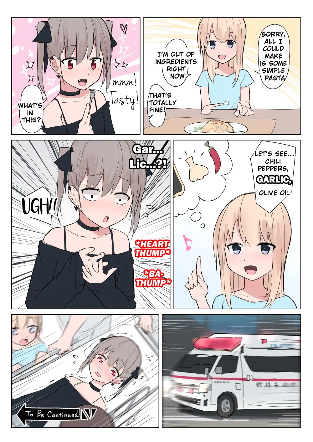 Damn Vampire-Chan - Chapter 3: Vampire-Chan Ate Her Human Friend S Home Cooking