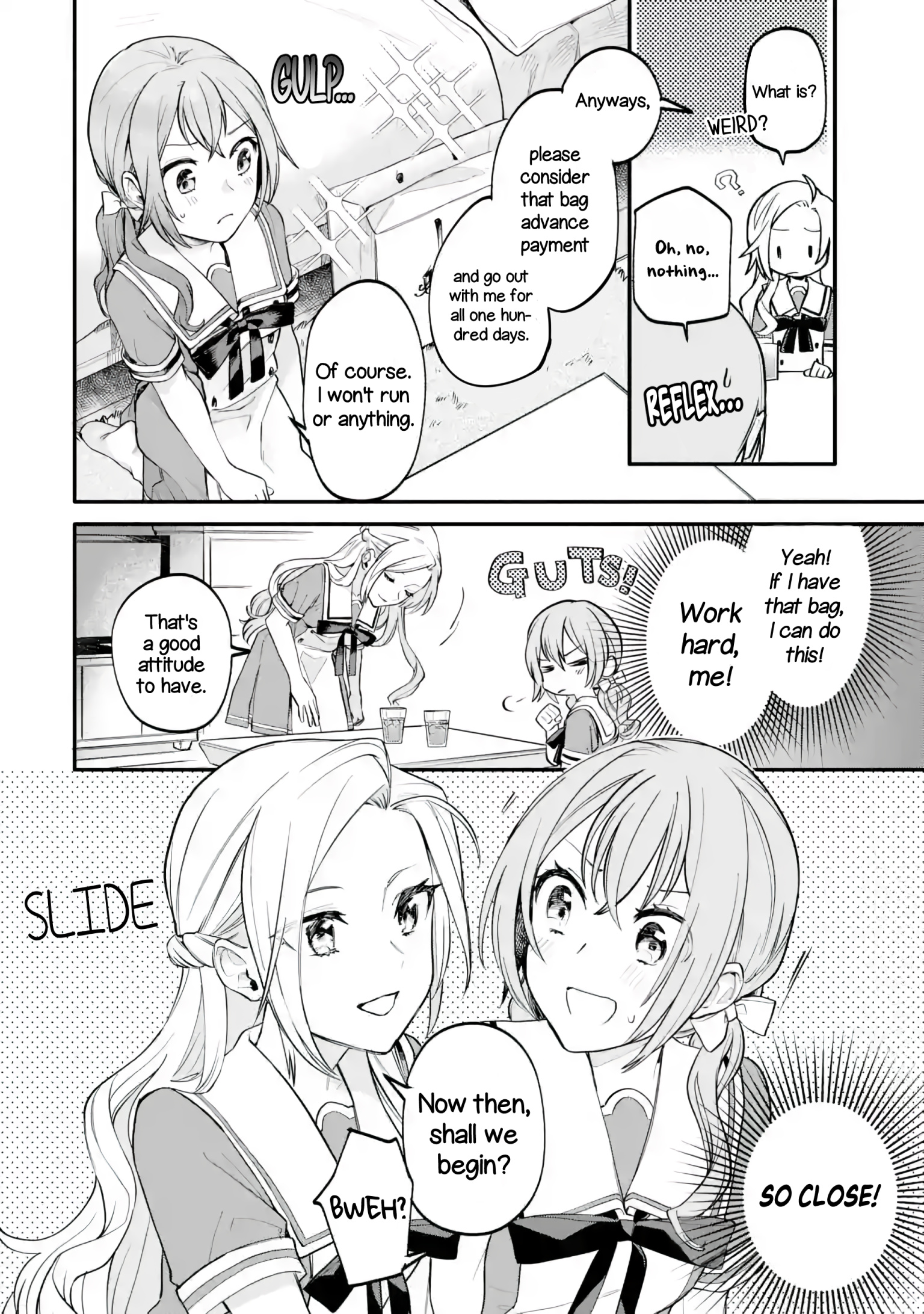 A Yuri Story About A Girl Who Insists "It's Impossible For Two Girls To Get Together" Completely Falling Within 100 Days - Vol.1 Chapter 2