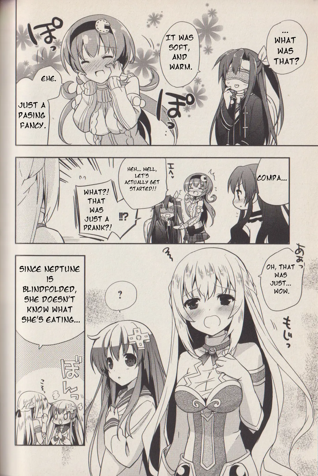 Hyperdimension Neptunia: The Animation - (Dna Comic Anthology) - Vol.1 Chapter 9: I Ain't Afraid Of No Eggplants