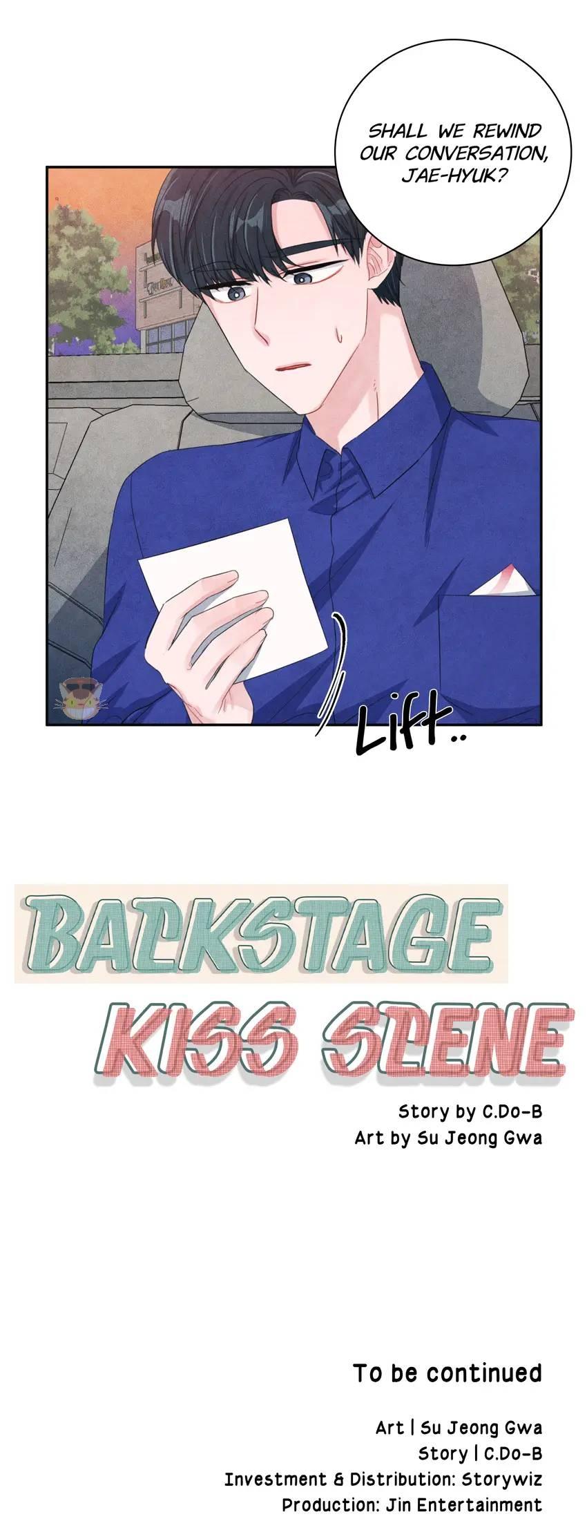 Backstage Kiss Scene - Chapter 34