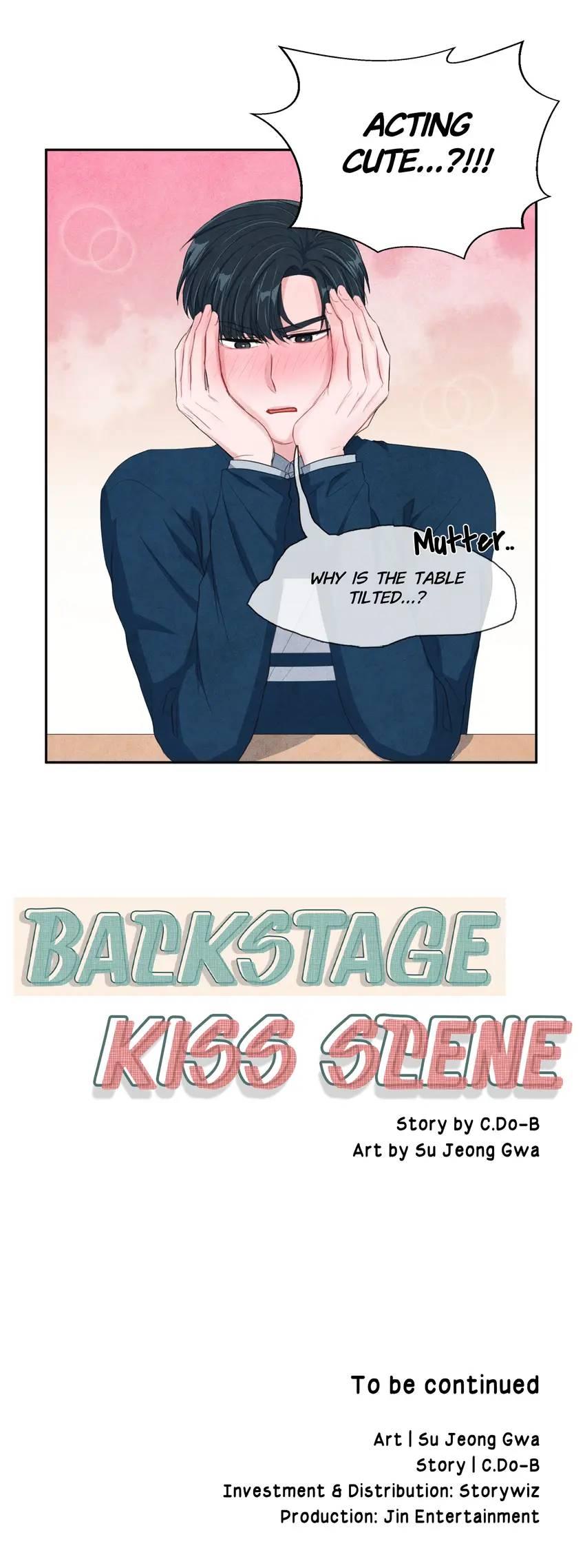 Backstage Kiss Scene - Chapter 25