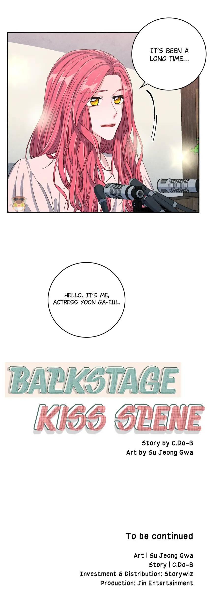 Backstage Kiss Scene - Chapter 42