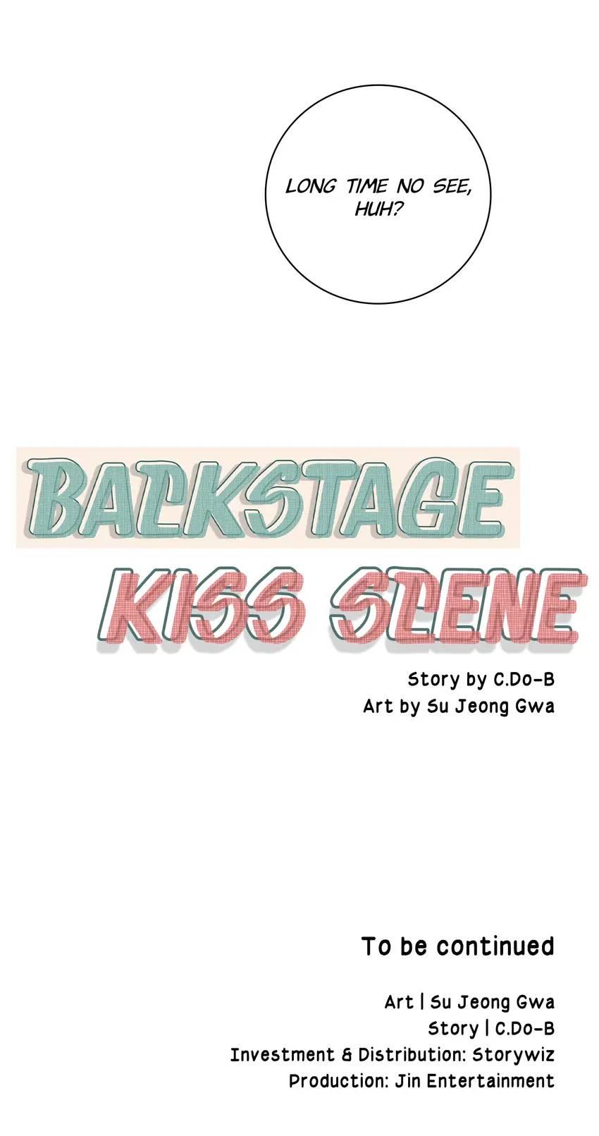 Backstage Kiss Scene - Chapter 33