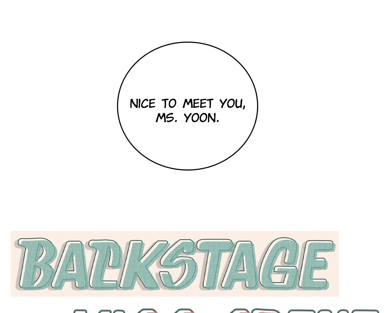 Backstage Kiss Scene - Chapter 5