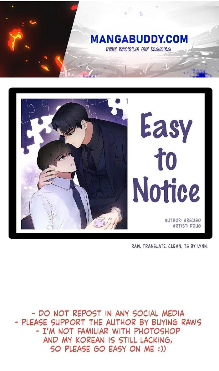 Easy To Notice - Chapter 3