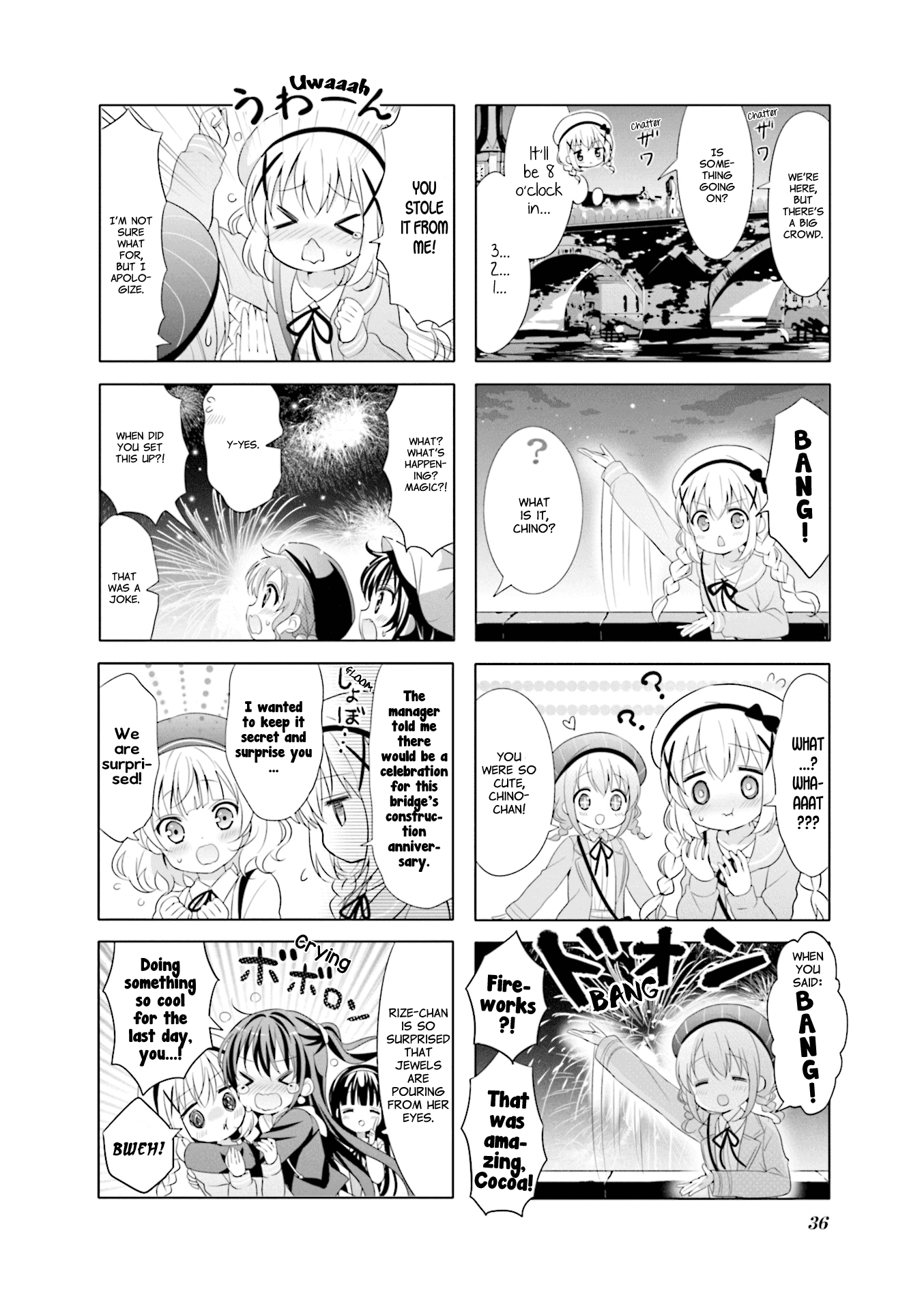 Gochuumon Wa Usagi Desu Ka? - Vol.9 Chapter 112: For The Final Night, Let's Empty Our Eyes' Jewel Boxes