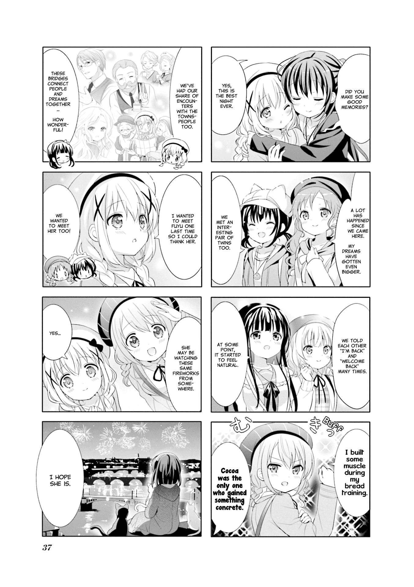 Gochuumon Wa Usagi Desu Ka? - Vol.9 Chapter 112: For The Final Night, Let's Empty Our Eyes' Jewel Boxes