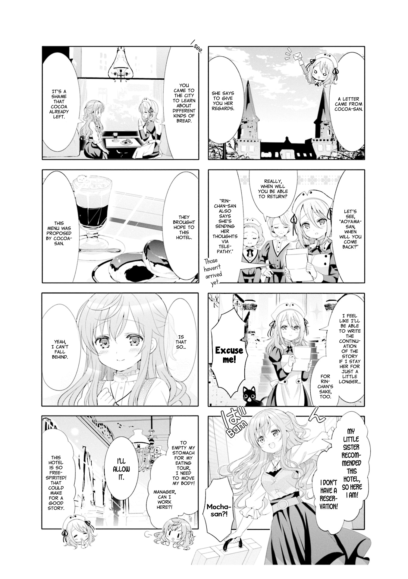 Gochuumon Wa Usagi Desu Ka? - Vol.9 Chapter 121: Pan-Paka-Pan Bread Party!