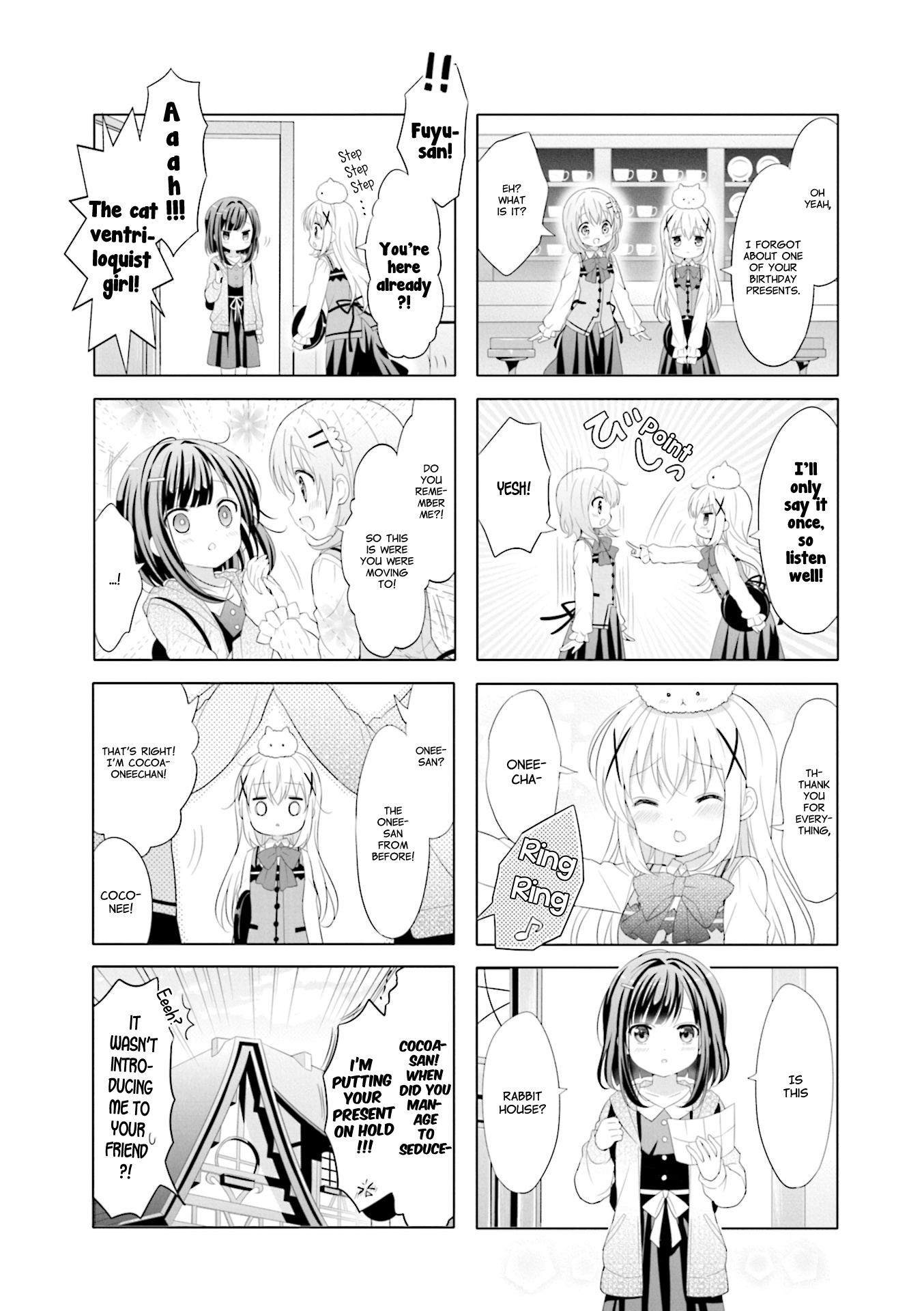 Gochuumon Wa Usagi Desu Ka? - Vol.9 Chapter 121: Pan-Paka-Pan Bread Party!