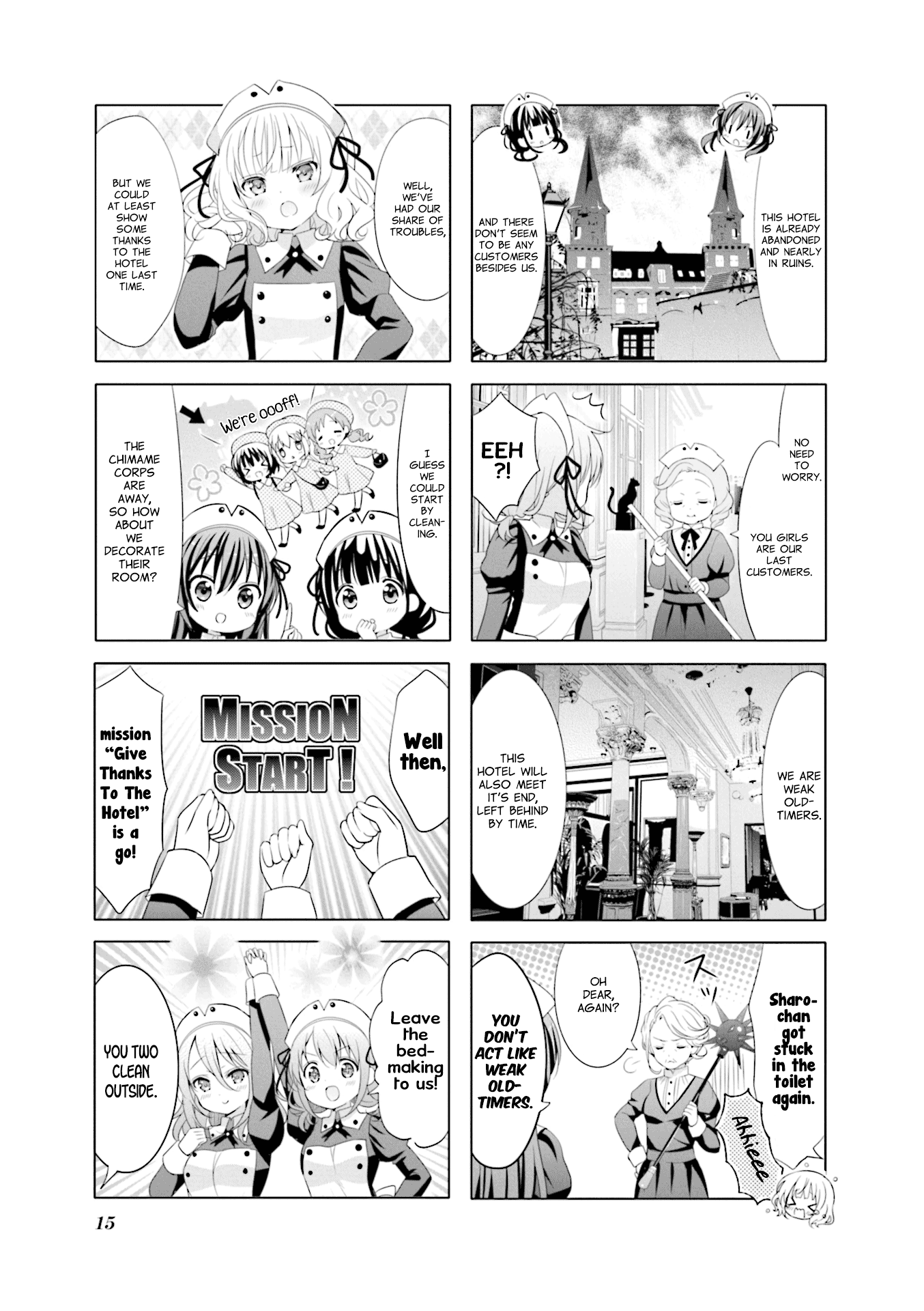 Gochuumon Wa Usagi Desu Ka? - Vol.9 Chapter 108: Spinning Melancholic Afternoon