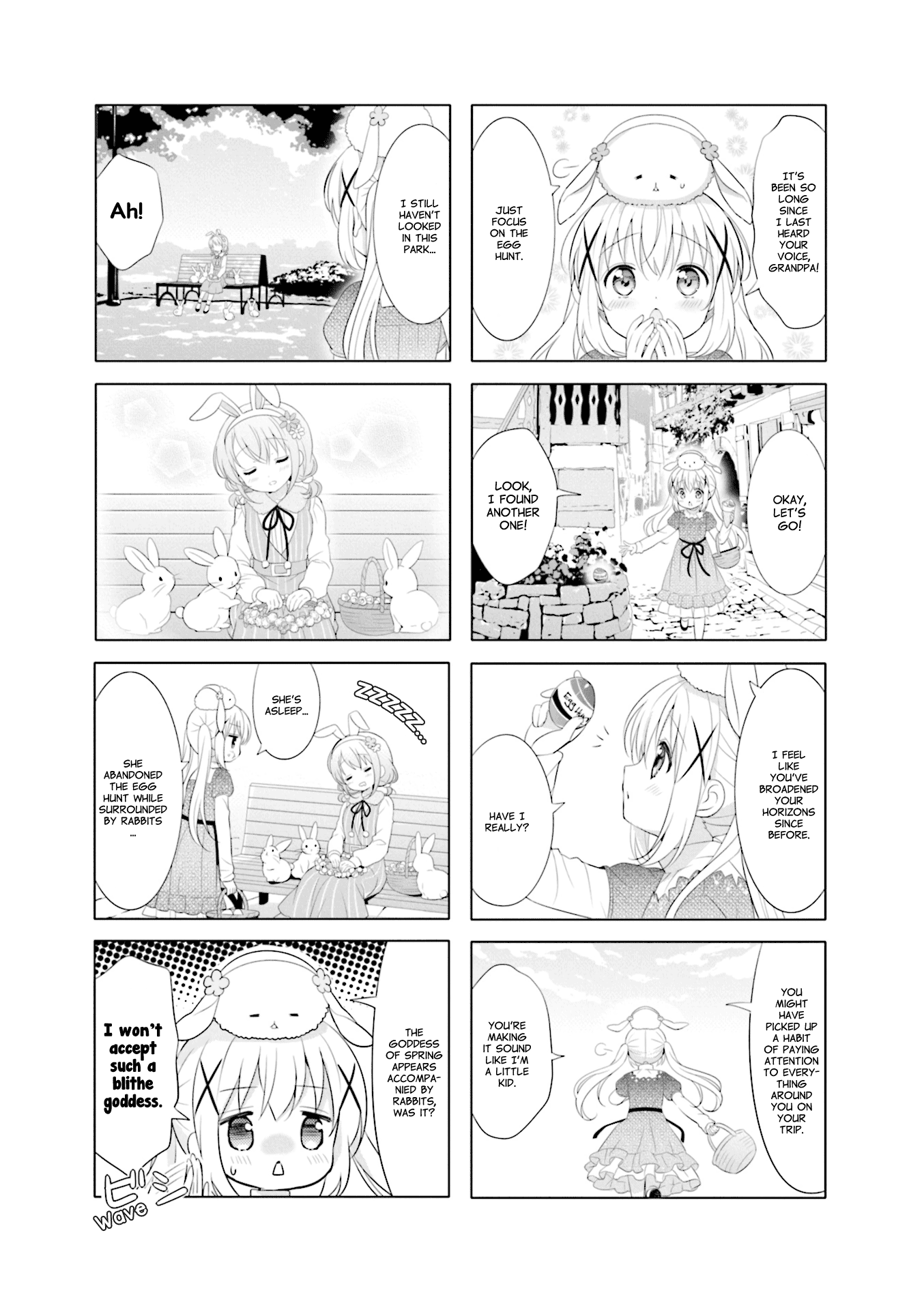 Gochuumon Wa Usagi Desu Ka? - Vol.9 Chapter 114: Spring Hello!!!