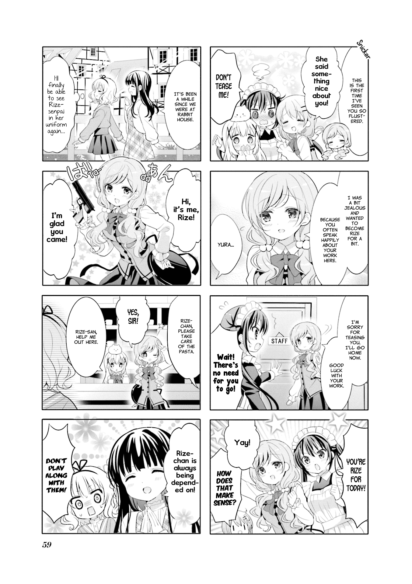 Gochuumon Wa Usagi Desu Ka? - Vol.9 Chapter 115: Foooo Am I?