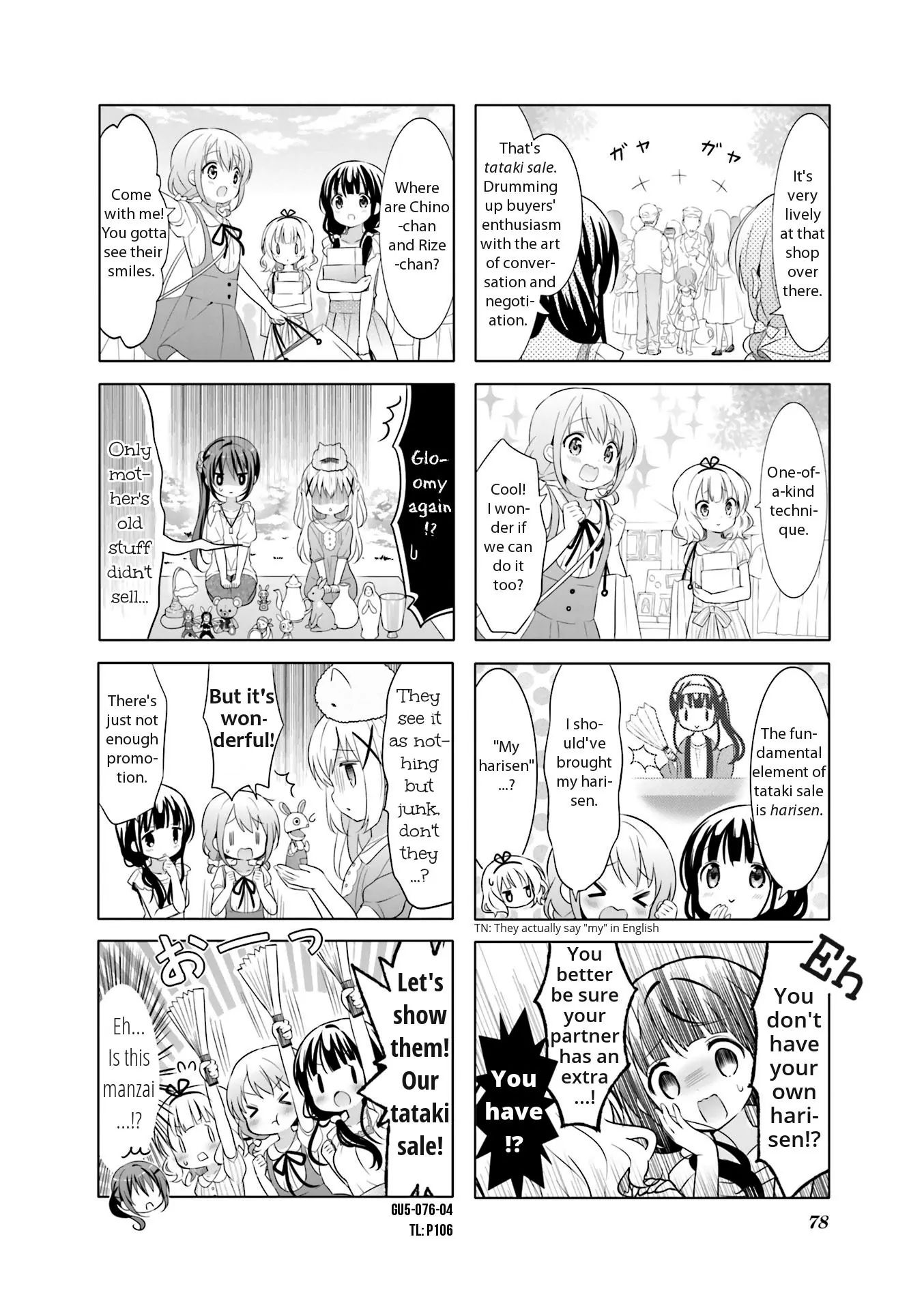 Gochuumon Wa Usagi Desu Ka? - Vol.5 Chapter 9