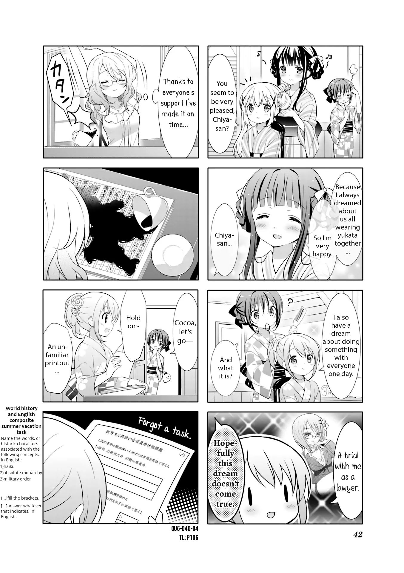 Gochuumon Wa Usagi Desu Ka? - Vol.5 Chapter 5