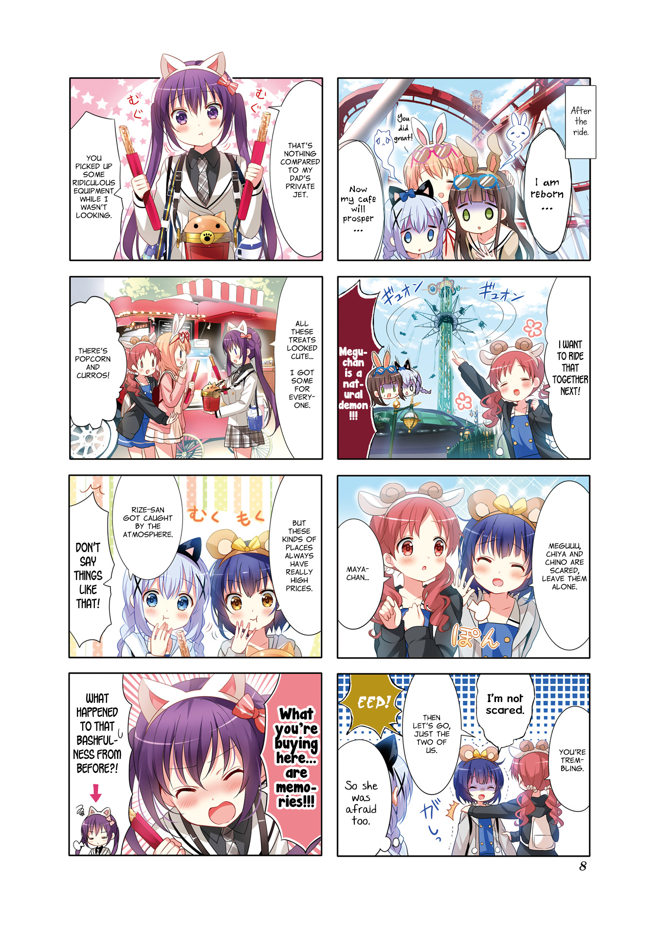 Gochuumon Wa Usagi Desu Ka? - Vol.9 Chapter 109: Treasure Box Roller Coaster