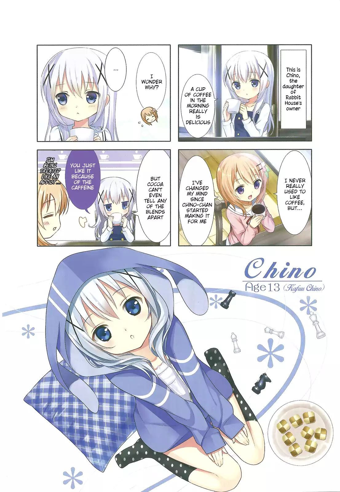 Gochuumon Wa Usagi Desu Ka? - Vol.1 Chapter 0