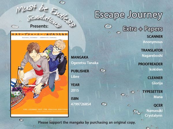 Escape Journey - Chapter 6.5 : Extra Chapter And Papers