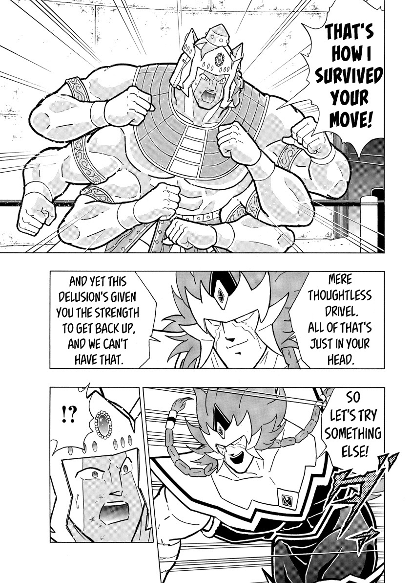 Kinnikuman - Vol.80 Chapter 780: 389 - Beautfiul Friendship-Coloured Sand!