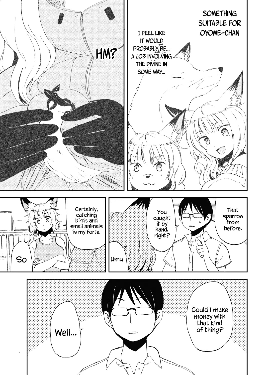 Kitsune No Oyome-Chan - Chapter 16: Thinking About A Job For Oyome-Chan