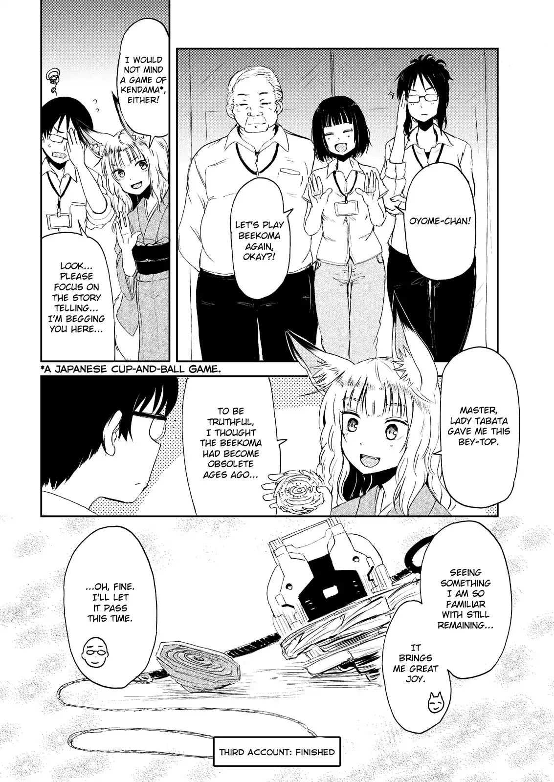 Kitsune No Oyome-Chan - Vol.1 Chapter 3: When I Called My Kitsune Wife To Work