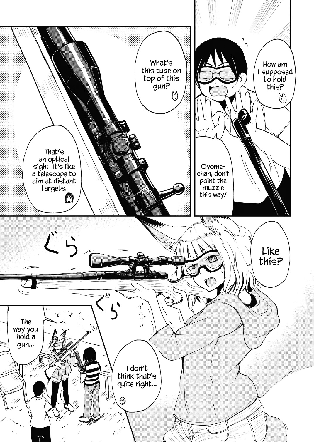 Kitsune No Oyome-Chan - Chapter 17: Oyome-Chan And Learning About Rifles