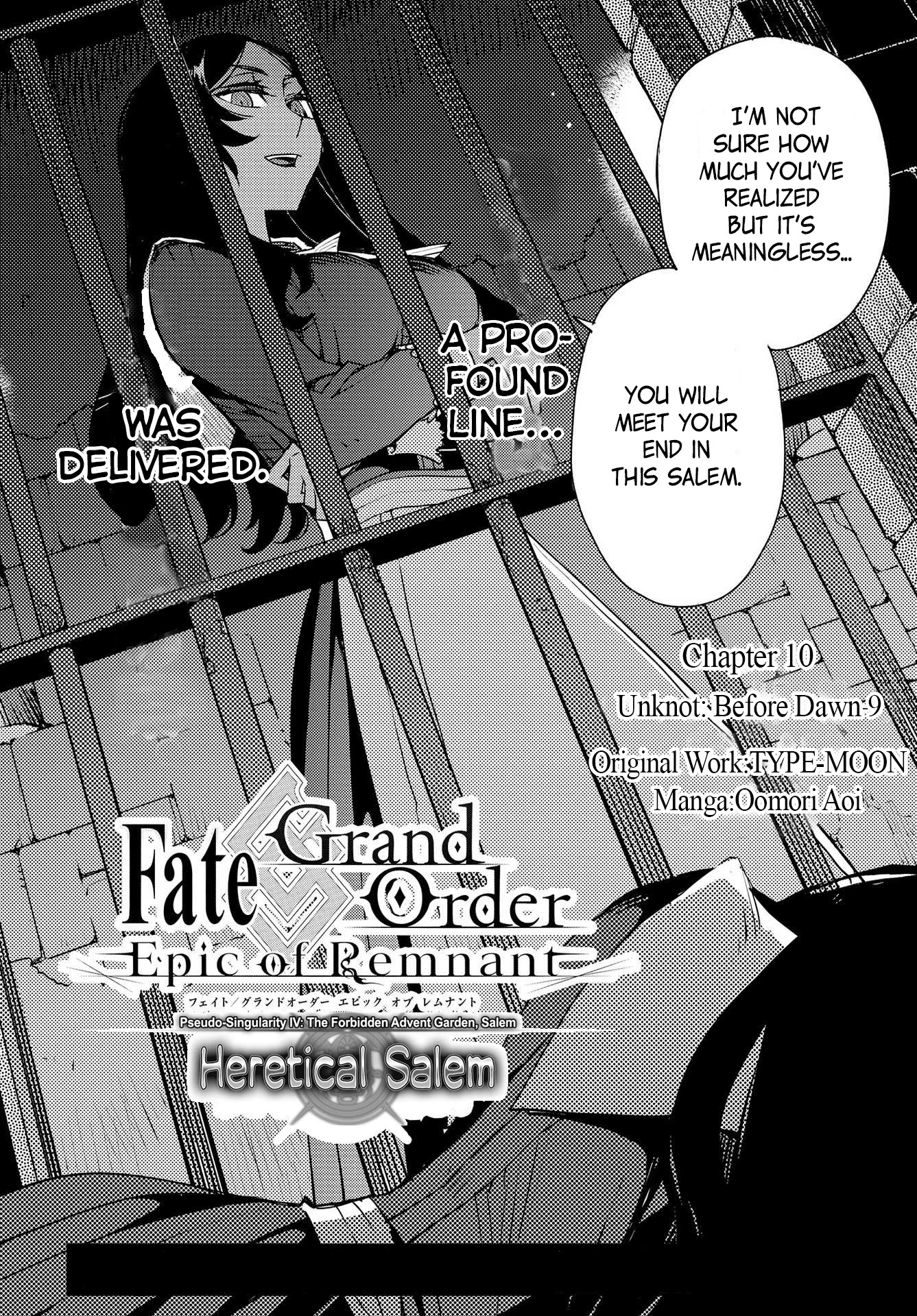 Fate/Grand Order: Epic Of Remnant - Subspecies Singularity Iv: Taboo Advent Salem: Salem Of Heresy - Chapter 10: Unknot: Before Dawn 9