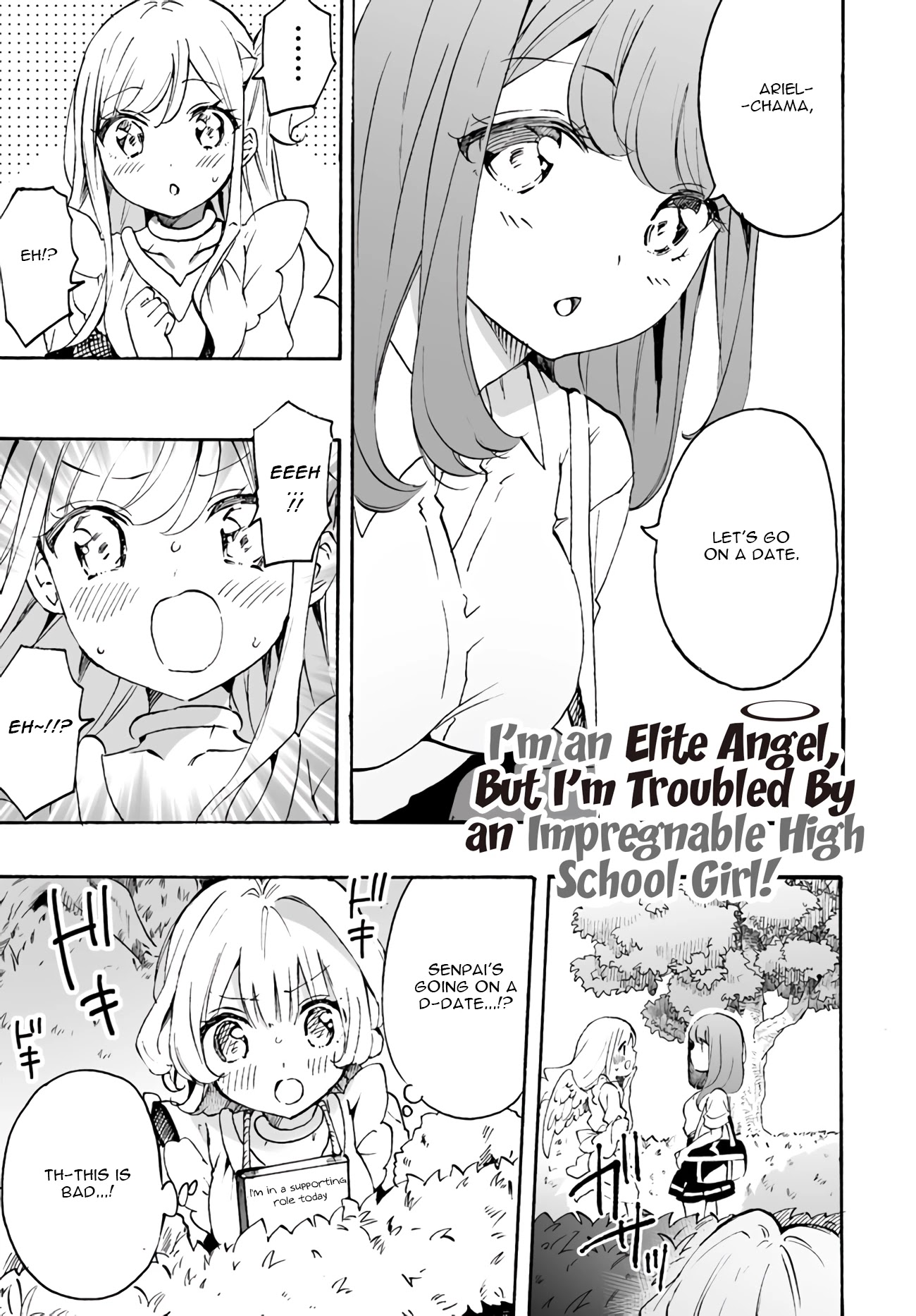 I'm An Elite Angel, But I'm Troubled By An Impregnable High School Girl - Chapter 6: An Angel Goes On A Date With A High School Girl