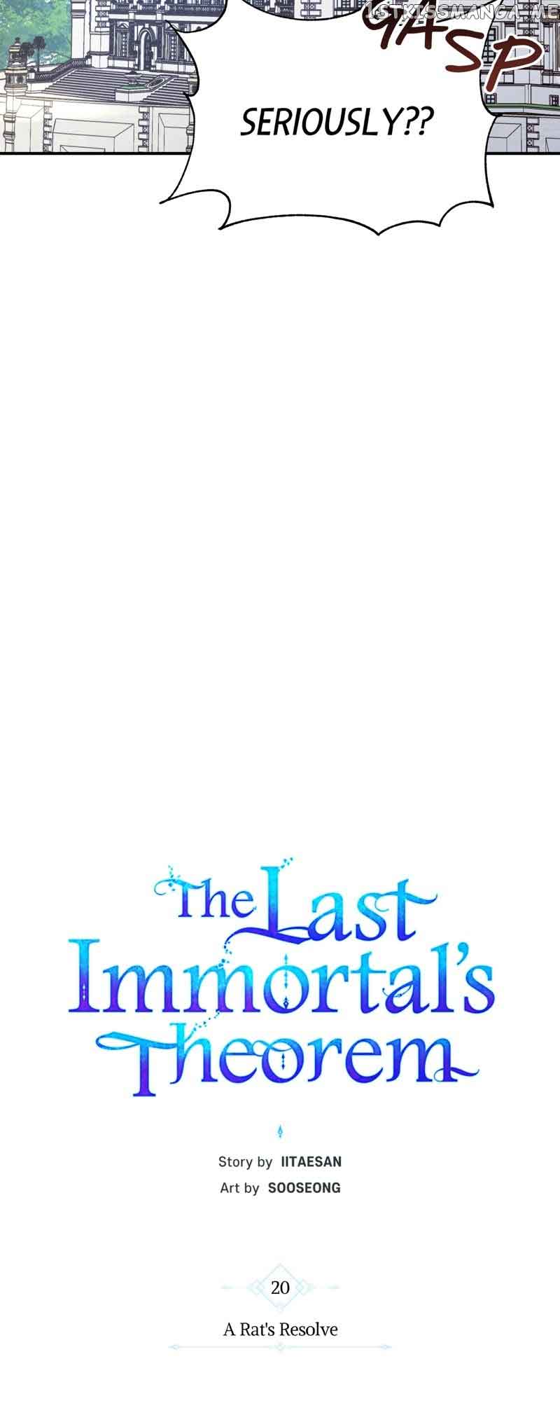 The Last Immortal’s Theorem - Chapter 20