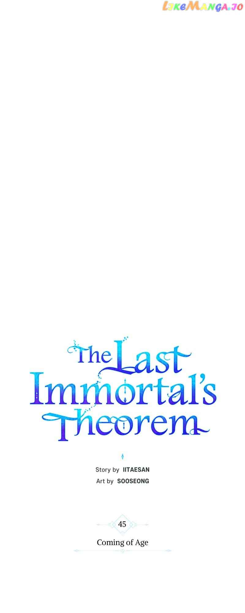 The Last Immortal’s Theorem - Chapter 45