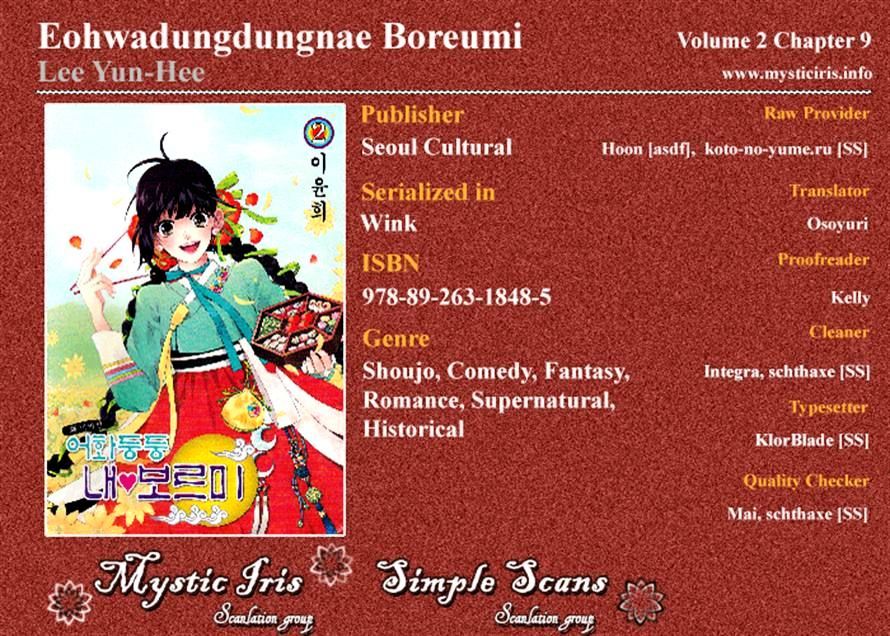 Eohwadungdungnae Boreumi - Chapter 9