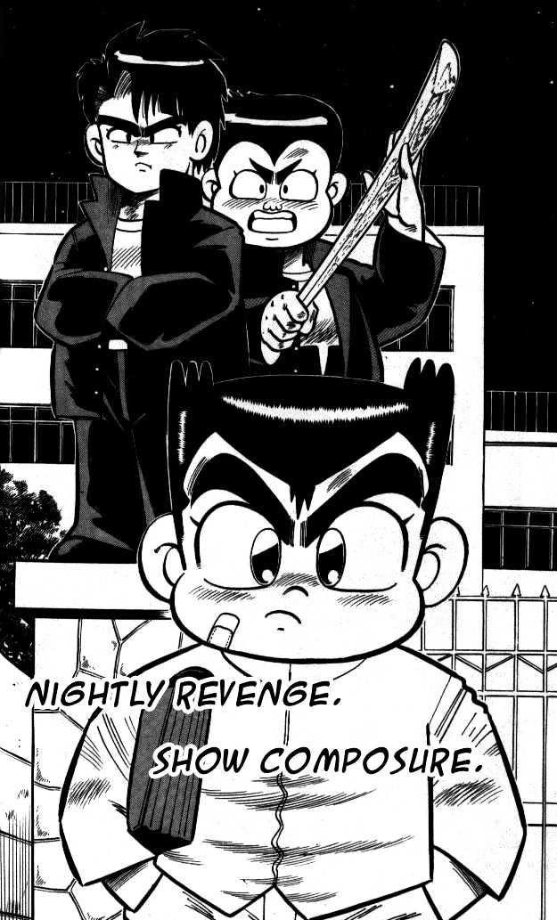 Kunio-Kun - Vol.1 Chapter 7 : Nightly Revenge.  Show Composure.