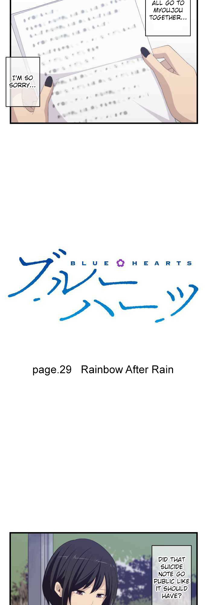 Blue Hearts - Chapter 29: Rainbow After Rain