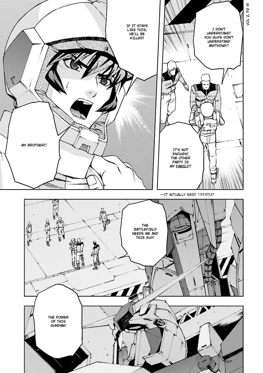 Kidou Senshi Gundam U.c. 0094 - Across The Sky - Vol.2 Chapter 3: Flying