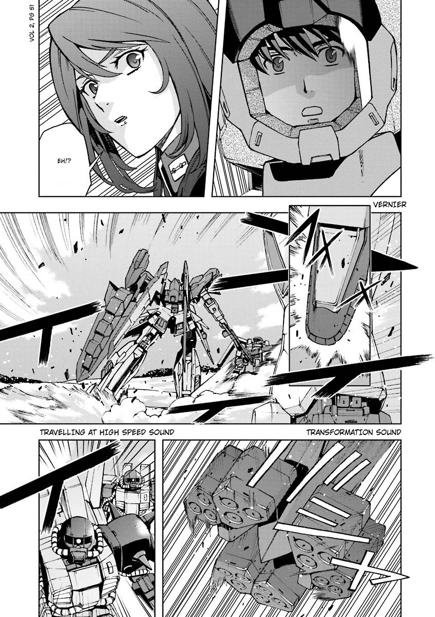 Kidou Senshi Gundam U.c. 0094 - Across The Sky - Vol.2 Chapter 3: Flying